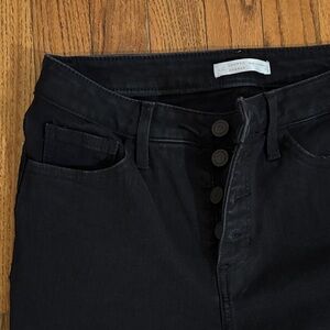 LC Lauren Conrad Women's High Rise Jeans - Black